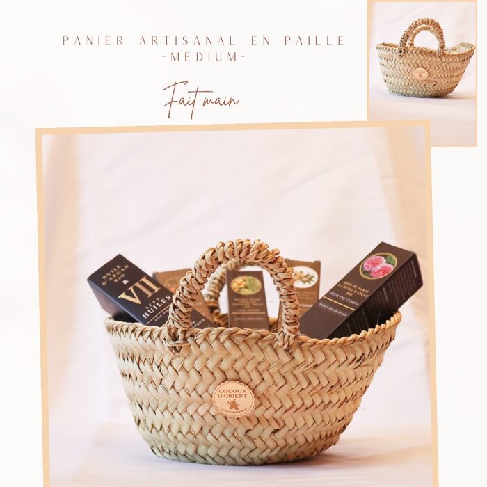 Panier Artisanal en Paille - Medium