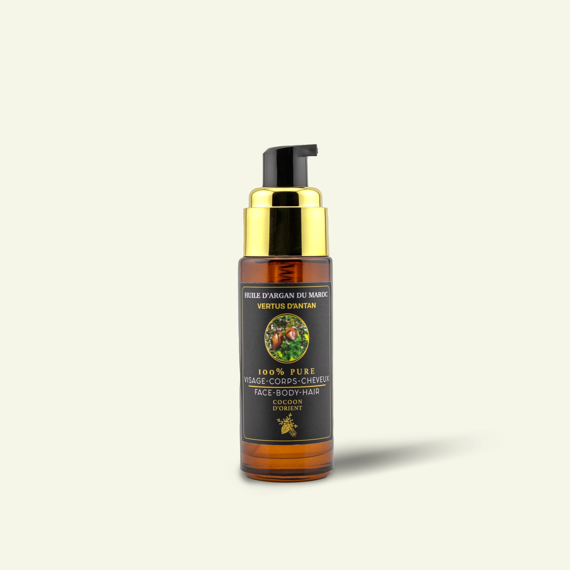 Huile d’Argan Pure – Vertus d’Antan – Cocoon d’Orient