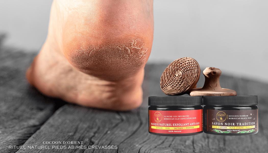 Pieds doux et réparés après le rituel naturel — Cocoon d'Orient