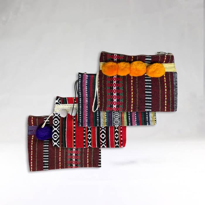 Sac Pochette Artisanale – Édition Atlas